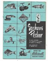 LIVRET SACHONS PECHER PUB PUBLICITE MOULINETS DE PECHE MITCHELL - Vissen