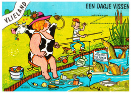 N°78508GF -cpsm Illustrateur Humoristique Néerlandais- Une Partie De Pêche- - Fishing