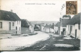 N°259 T -cpa Flixecourt -rue Victor Hugo- - Flixecourt