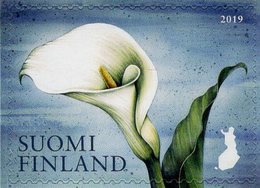 Finland - 2019 - Flowers - Calla - Mint Self-adhesive Stamp - Ungebraucht