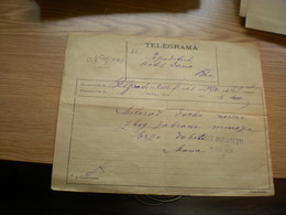 Telegrama Bucuresti To Beograd - Télégraphes