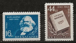 Bulgarie 1953 N°Y.T. : 753 Et 754 ** - Unused Stamps