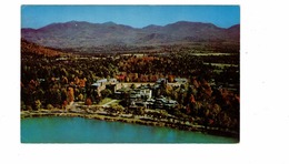 LAKE PLACID New York, USA, BEV Of Lake Placid Club, Old Chrome Advertising Postcard - Adirondack