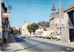 78 - ROSNY / SEINE Rue Nationale ( Bar De La Mairie Autos Estafette ) CPSM Village ( 6.200 H) Grand Format 1984 Yvelines - Rosny Sur Seine