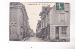 CPA DPT 35 CHATEAUGIRON, LA GRANDE RUE En 1911! - Châteaugiron