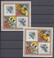 Burundi 1968 Scouts Mi#Block 25 A And B, Mint Hinged Lightly Folded - Gebruikt