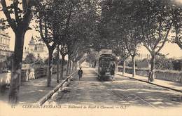 CPA 63 CLERMONT FERRAND BOULEVARD DE ROYAT A CLERMONT  Tramway - Clermont Ferrand