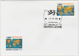 Sierra Leone 2019 Mi. ? FDC Joint Issue 20e Anniversaire EMS 20 Years Emission Commune E.M.S. UPU - Sierra Leona (1961-...)