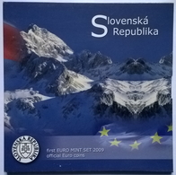 COFFRET BU - SLOVAQUIE - 2009 - 1cts à 2€ (8 Pièces) - Slowakije