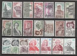 ESPAÑA SELOS -SERIES VALORES ALTOS DE FACIAL (K.7) - Used Stamps