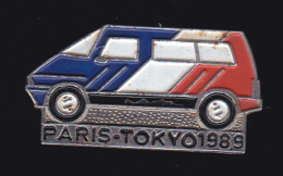 60443-Pin's -Rallye Paris Tokyo.1989. - Rallye