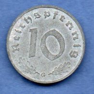 Allemagne   -  10 Reichspfennig 1940 G -  Km # 101 -  état  TTB - 10 Reichspfennig
