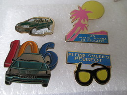 PIN'S   LOT 4 PEUGEOT - Peugeot