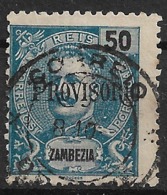 Zambezia – 1903 King Carlos Overprinted PROVISORIO 50 Réis - Zambezia