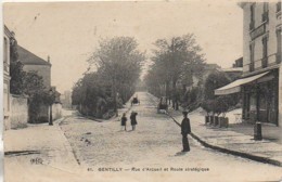 94 GENTILLY  Rue D'Arcueil Et Route Stratégique - Gentilly