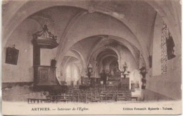 95 ARTHIES  Intérieur De L'Eglise - Arthies