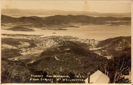 Australie, Hobart, Harbour From Springs Mt Wellington      (bon Etat) - Hobart