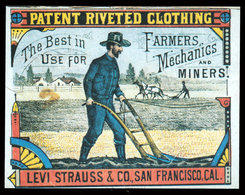 Locandina LEVI’S Per Corner Shop (cm. 15,00 X 10,00) - 1995 Circa (A) - Plaques En Carton