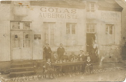 Carte Photo Café Restaurant Aubergiste Colas  Terrasse . Defauts Coins Pub Byrrh - Restaurants