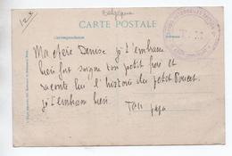 CACHET MILITAIRE "CONVOIS AUTOMOBILES SECTION N° / LE LIEUTENANT COMMANDANT" Sur CPA De BELGIQUE - WW I