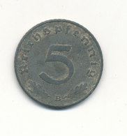 5 REICHSPFENNIG  B 1941 - 5 Reichspfennig