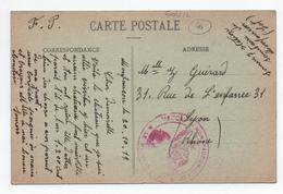 1911 - CP FM De MONTFAUCON DU LOT - Militärstempel Ab 1900 (ausser Kriegszeiten)