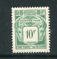 OCEANIE- Taxe Y&t N°18- Neuf Avec Charnière * - Timbres-taxe