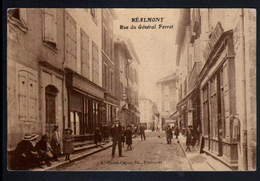 81, Realmont, Rue Du General Ferret, Carte Glacée - Realmont