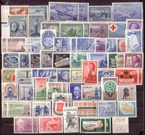 CANADA - 1935 - 1968 - Collection De 68 Tim.** Mi 45.00€ - Collections