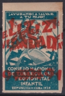 VI-482 CUBA REPUBLICA CINDERELLA 1949. ERROR HABILITACION DE 1949 DOBLE. GOMA ORIGINAL. - Unused Stamps