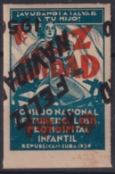 VI-484 CUBA REPUBLICA CINDERELLA 1950. ERROR HABILITACION DE 1950 INVERTIDA SOBRE 1949. GOMA ORIGINAL. - Unused Stamps
