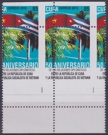 2010.187 CUBA 2010 MNH PERFORATED ERROR PAIR FRIENDSHIP VIRTNAM - Ungebraucht