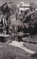 Suisse, Hotel Oeschinensee, Mit Blümlisalphorn (pk65676) - Horn