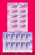 MOLDOVA 2010 Sports Winter Olympic Games Vancouver Canada Biathlon Slalom 2 Sheetlets Mi Klb.689-Klb.690 MNH - Winter 2010: Vancouver