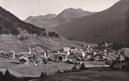 Suisse, Saas-Fee, Dorfansicht, Mattwaldhorn Uns Ausser Rothorn (pk65679) - Wald