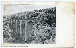 PORT GLASGOW : THE GLEN - NINE ARCHES RAILWAY VIADUCT / ADDRESS - EDITOR, PEARSON'S WEEKLY, HIGHHOLM STREET - Renfrewshire