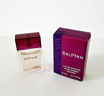 Miniatures De Parfum  BALMAN De  PIERRE BALMAIN  EDT Pour Homme 5 Ml  + Boite - Miniatures Femmes (avec Boite)