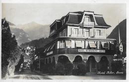 STANS → Hotel Restaurant Adler, Fotokarte, Ca.1930 - Stans