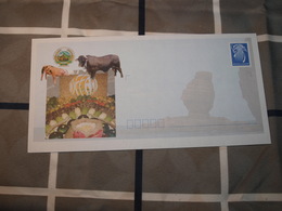 Entier Postal Neuf Cagou Bleu  Tarif Destination Métropole Et DOM TOM Exposition Agricole Et Artisanale De Bourail - Ganzsachen