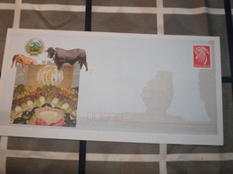 Entier Postal Neuf Cagou Rouge  Tarif Intérieur Exposition Agricole Et Artisanale De Bourail - Enteros Postales