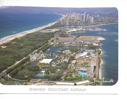 AUSTRALIE / SEAWORLD GOLD COAST / CPM écrite Non Datée Coins Haut émoussé  Carte Découpée Soldée !! - Gold Coast