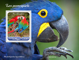Niger. 2019 Parrots. (0523b) OFFICIAL ISSUE - Perroquets & Tropicaux