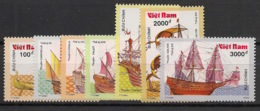 Vietnam - 1990 - N°Yv. 1051 à 1057 - Bateaux / Ships - Neuf Luxe ** / MNH / Postfrisch - Bateaux