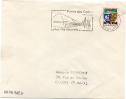 Le Port 1968 Réunion - Flamme Pointe Des Galets - !! Déchirure - Lettres & Documents