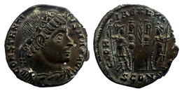 Constantin I - AE Follis Réduit - GLORIA EXERCITVS - Arles (6429) - Die Tetrarchie Und Konstantin Der Große (284 / 307)