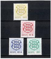 Estonia 1992. Defin.(COA).4v:PPE,PPR,PPI,PPA. 012-,018-,014-,016.   Michel # 176-79 - Estland