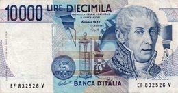 ITALIA 10000 LIRE  1984 P-112c-Firme: Fazio-Speziali Stampa: Officina Della Banca D'Italia-Roma  VF - 10000 Lire