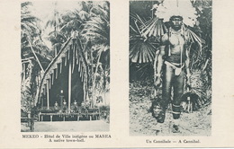 Native From Papua New Guinea .Aboriginal . Cannibal With Cut Head . Cannibale. Decapitation. Beheading - Oceanía