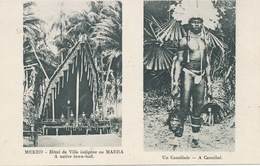 Native From Papua New Guinea .Aboriginal . Cannibal With Cut Head . Cannibale. Decapitation. Beheading - Oceania