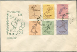 13.Yugoslavia 1952 Olympic Games Helsinki FDC Michel #698/703 C.v.150€ - Verano 1952: Helsinki